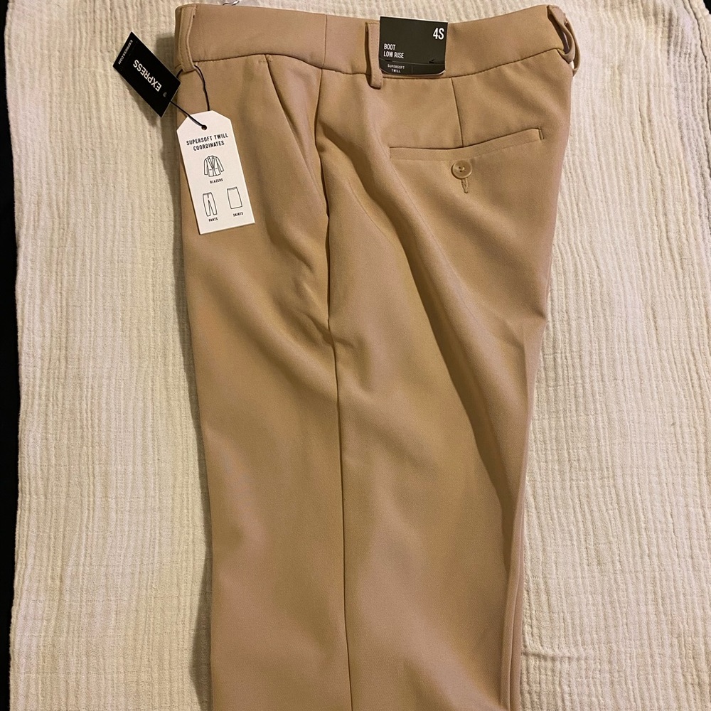 Express Khaki Work Slacks - Picture 2 of 3